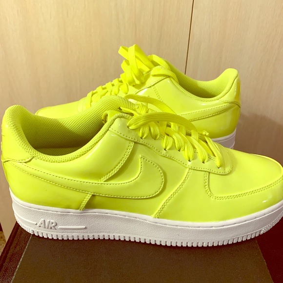 Nike Other - Air Force One Low Patent Leather Volt Men's 9.5